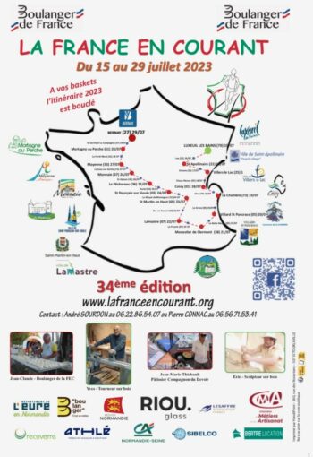34e édition de la France en Courant : du 15 au 29 juillet
