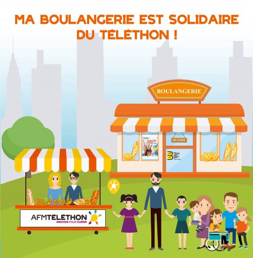 Boulangers et Pâtissiers, mettez la main à la pâte pour le Téléthon 2018 !