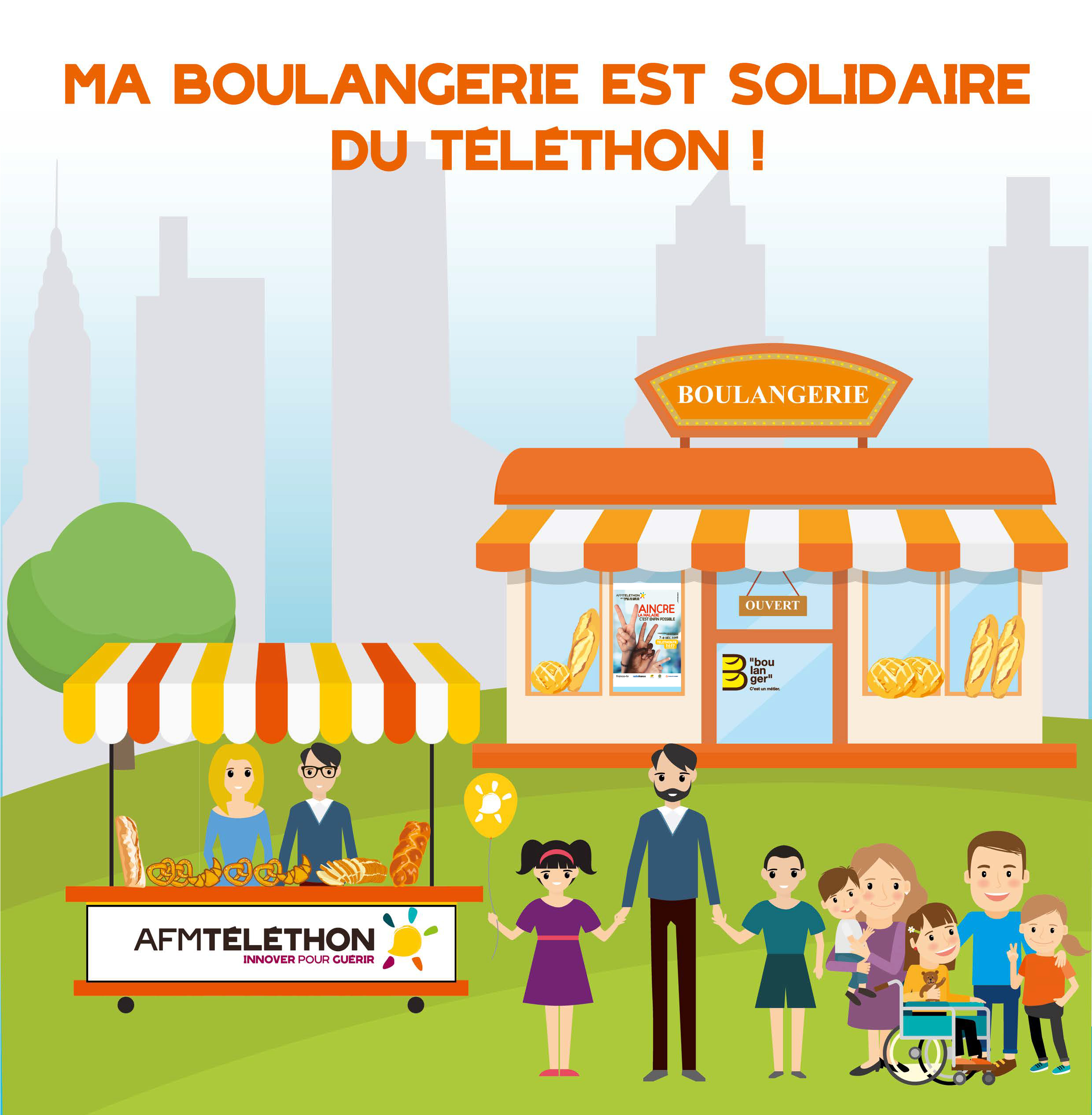 Boulangers et Pâtissiers, mettez la main à la pâte pour le Téléthon 2018 !